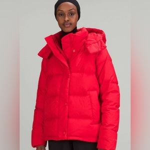 Lululemon Wunder Puff Red Puffer Jacket Size 4